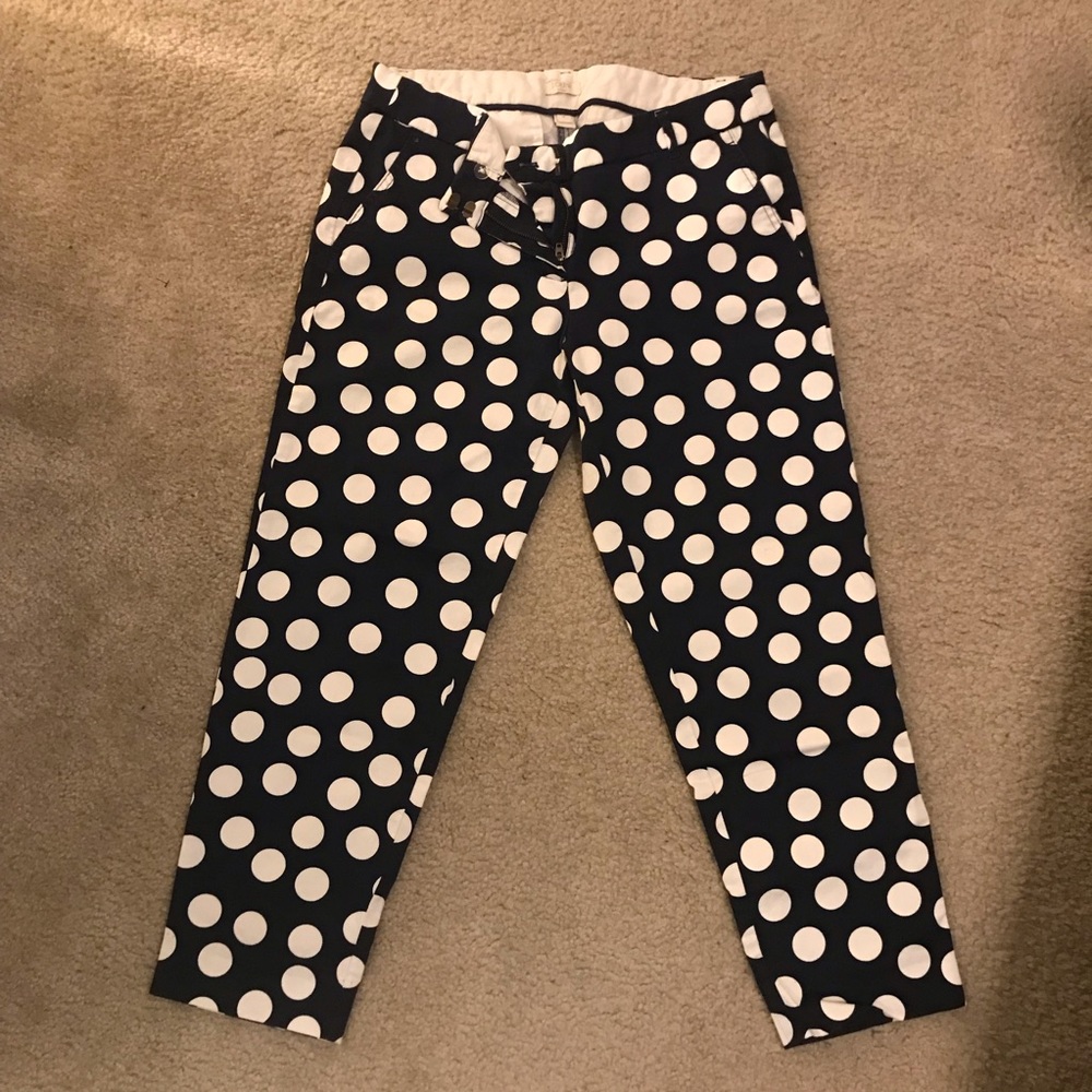 J. Crew dotted slacks